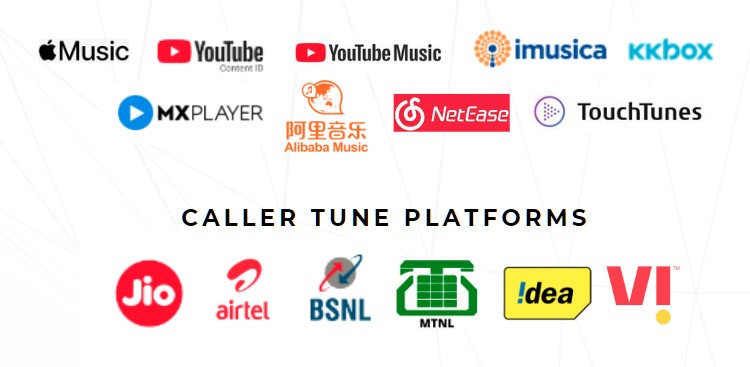 International music distribution platforms